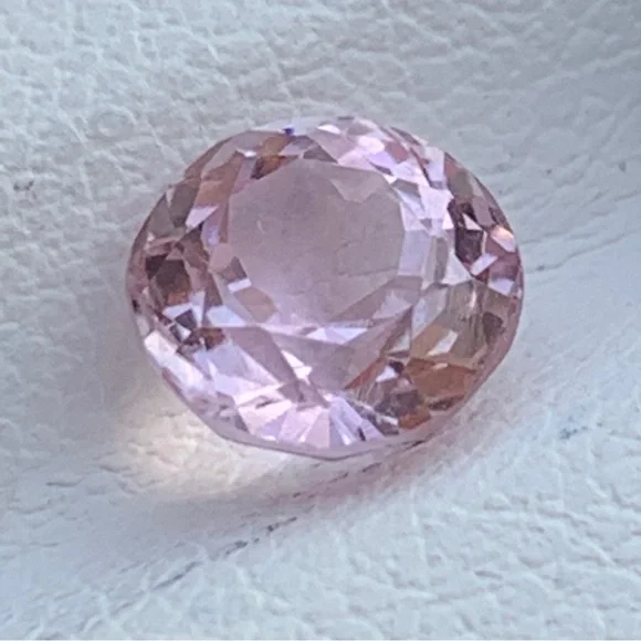 1.10 Ct Pink Tourmaline Round Faceted Gemstone - Picture 10 of 17
